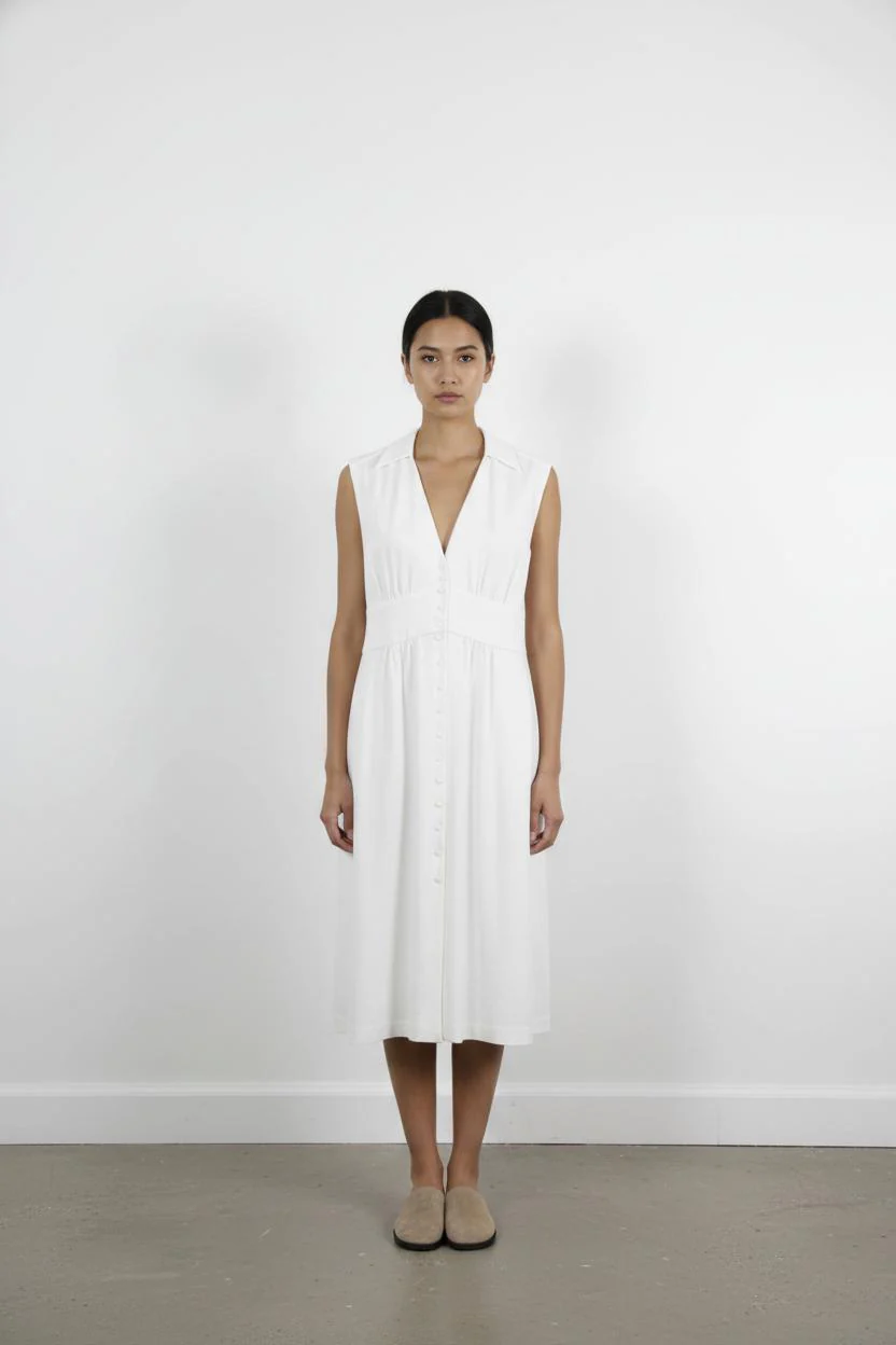 Robe Chemisier Blanche - Taille M/38