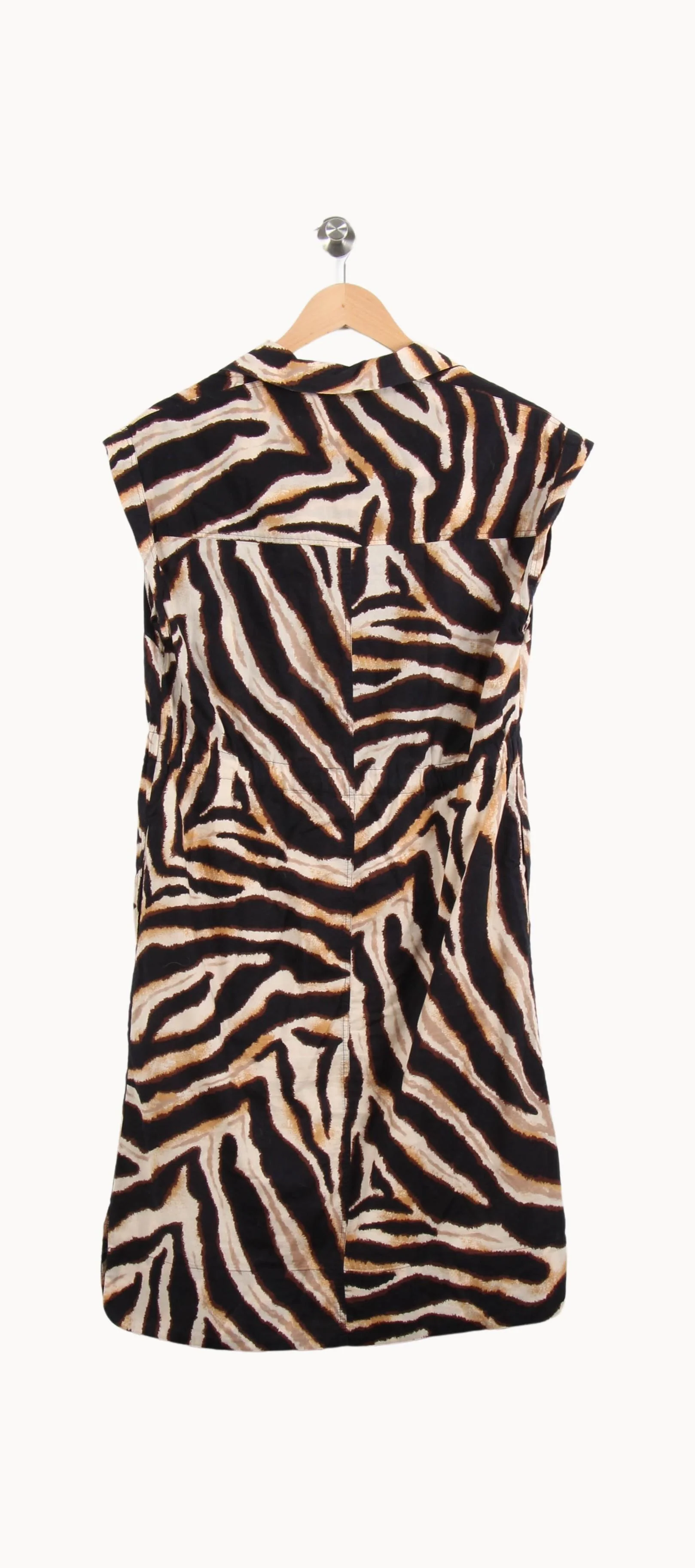 Robe Chemisier Noire et Marron - Taille L/40 - Image 4