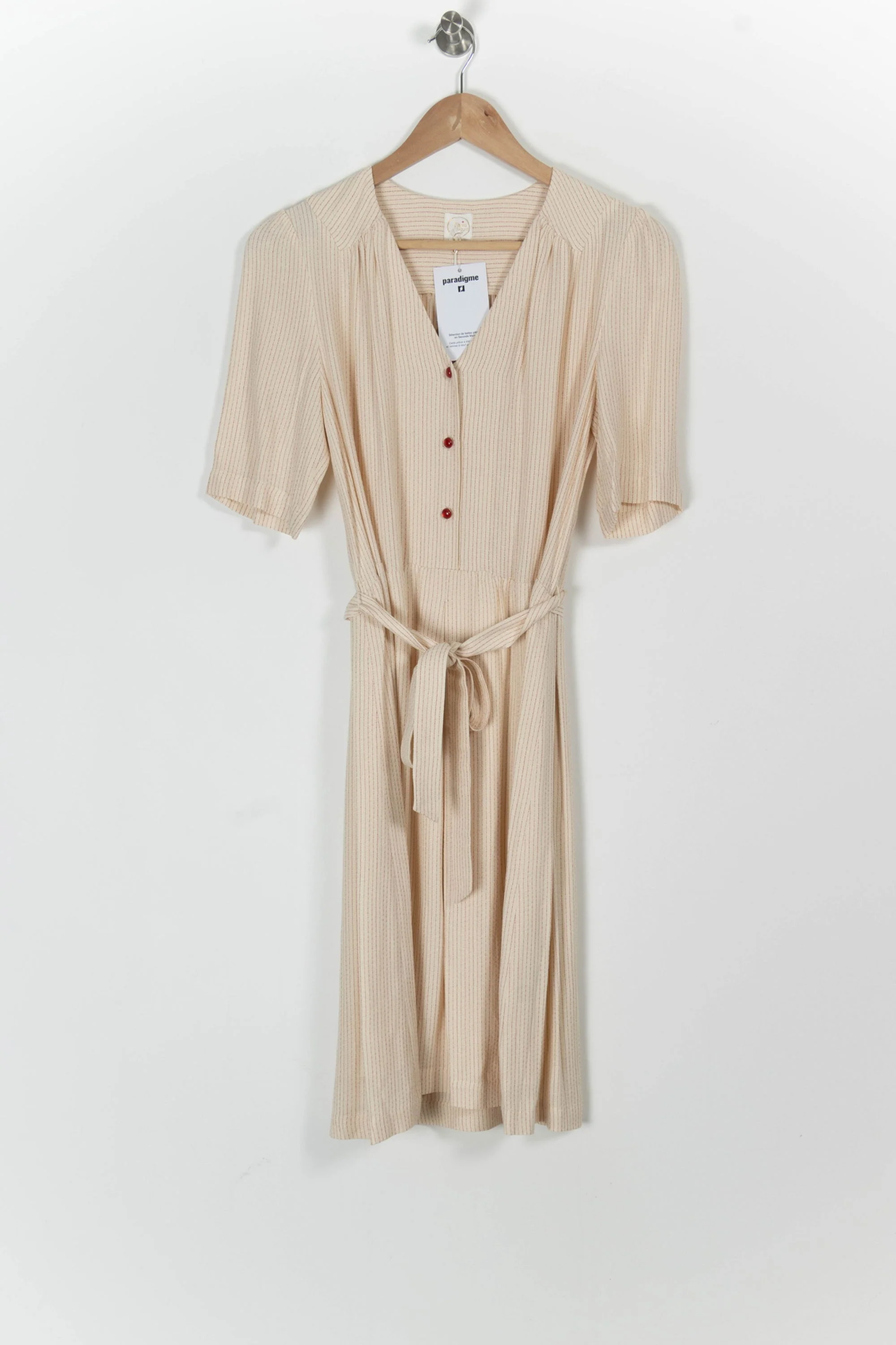 Robe Courte Beige - Taille S/36 - Image 2