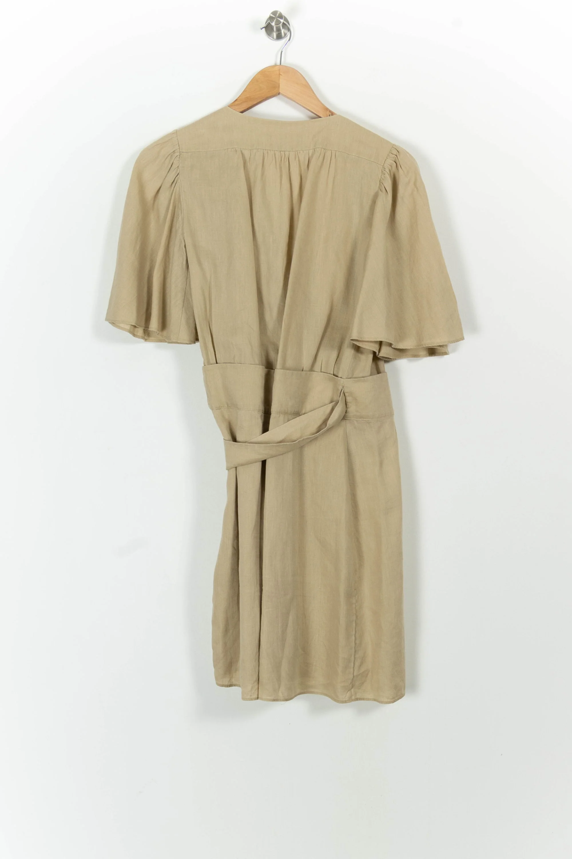 Robe courte beige - Taille S/36 - Image 4