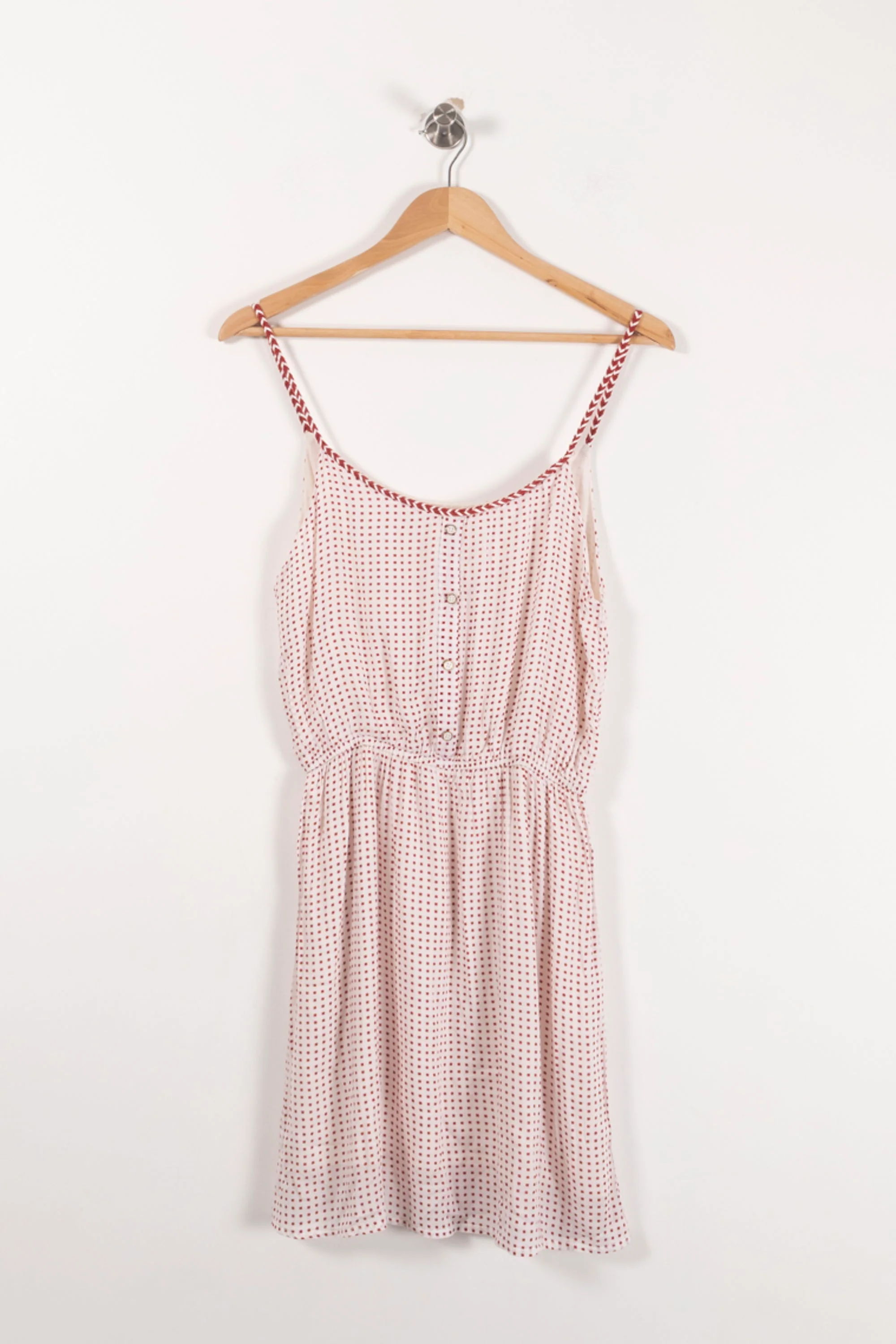 Robe Courte Blanche et Rouge - Taille S/36 - Image 2