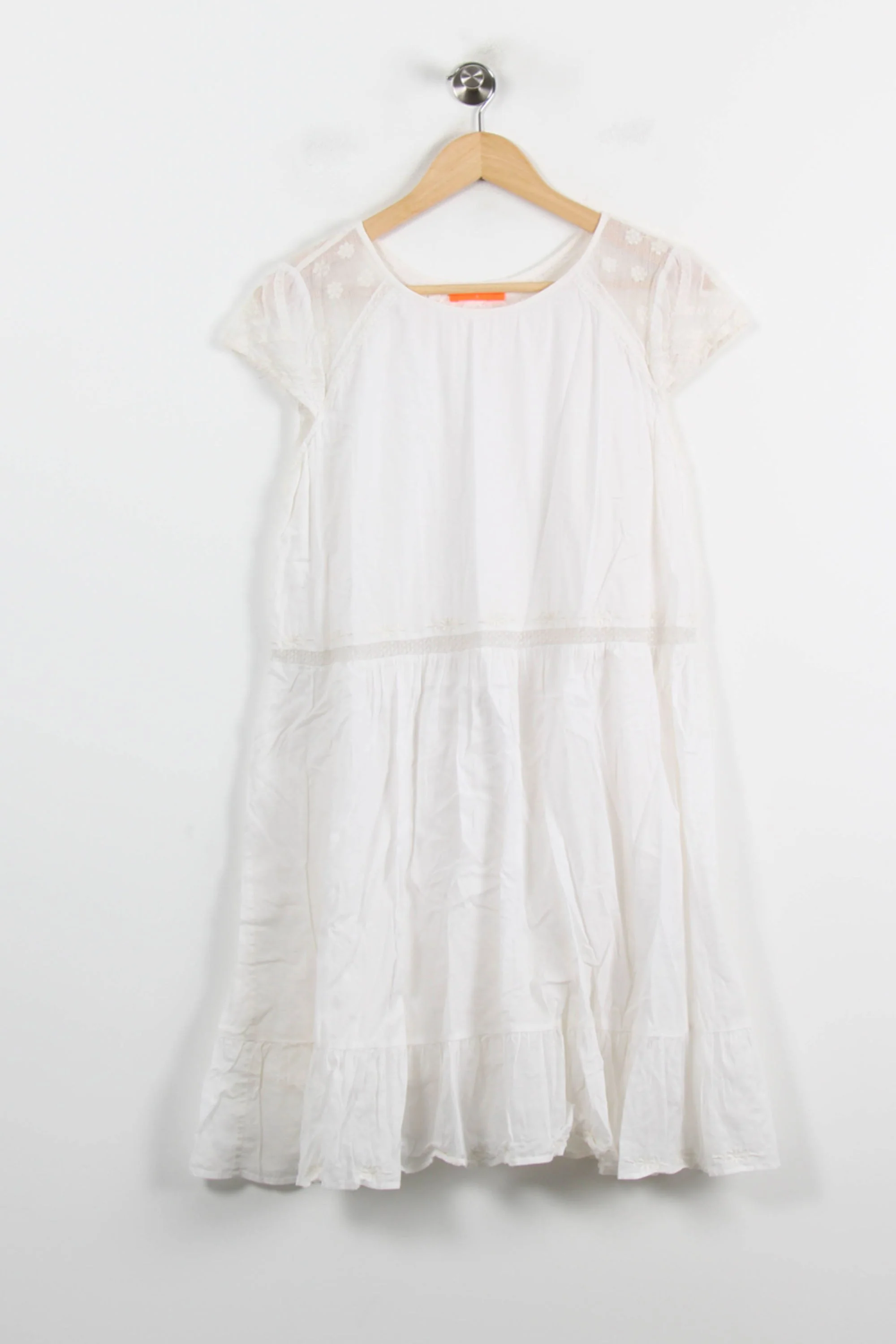 Robe Courte Blanche - Taille L/40 - Image 2