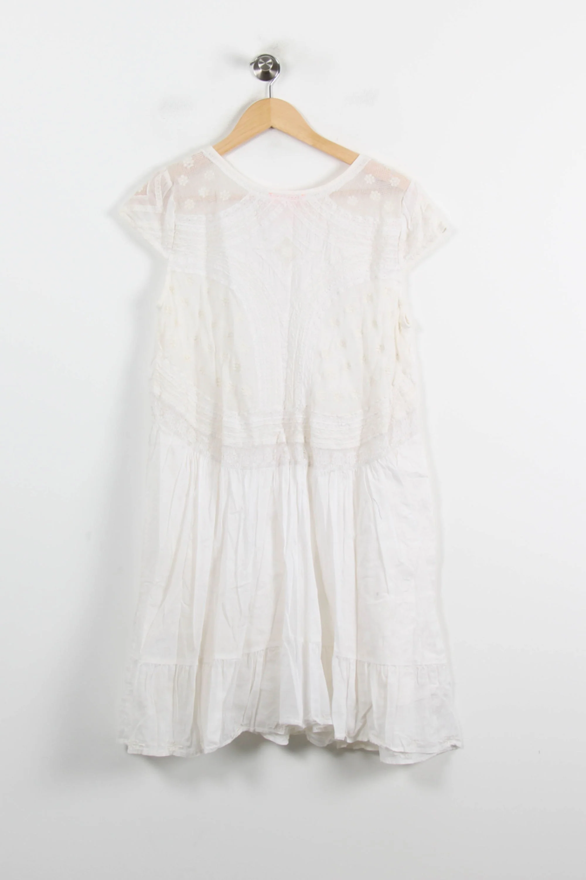 Robe Courte Blanche - Taille L/40 - Image 4