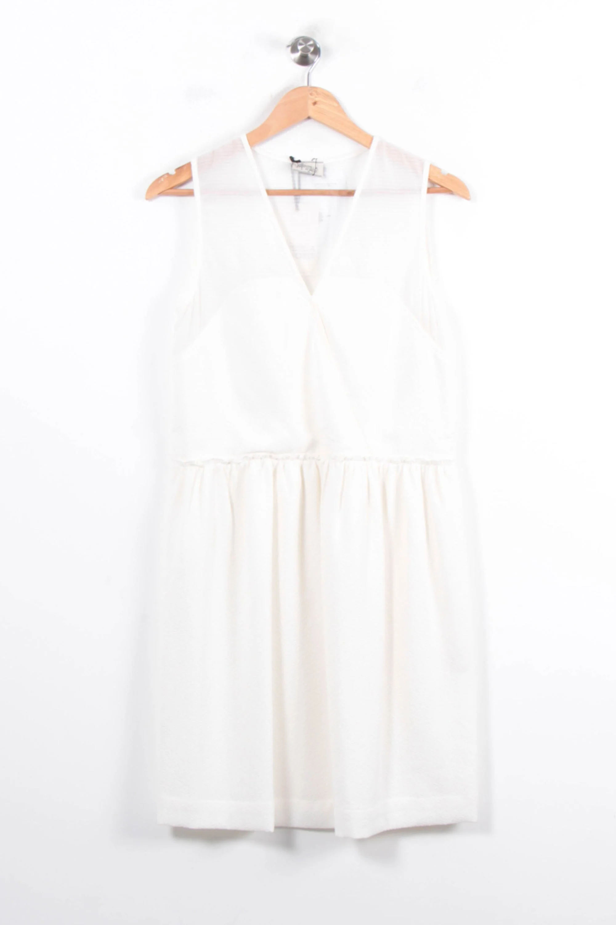 Robe Courte Blanche - Taille L/40 - Image 2