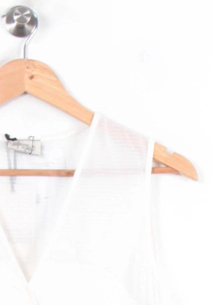 Robe Courte Blanche - Taille L/40 - Image 3