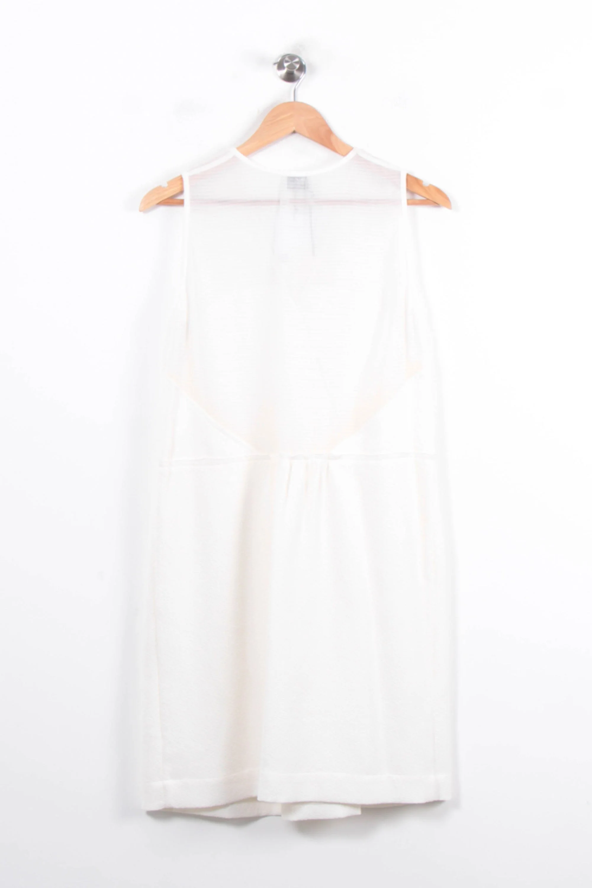 Robe Courte Blanche - Taille L/40 - Image 4