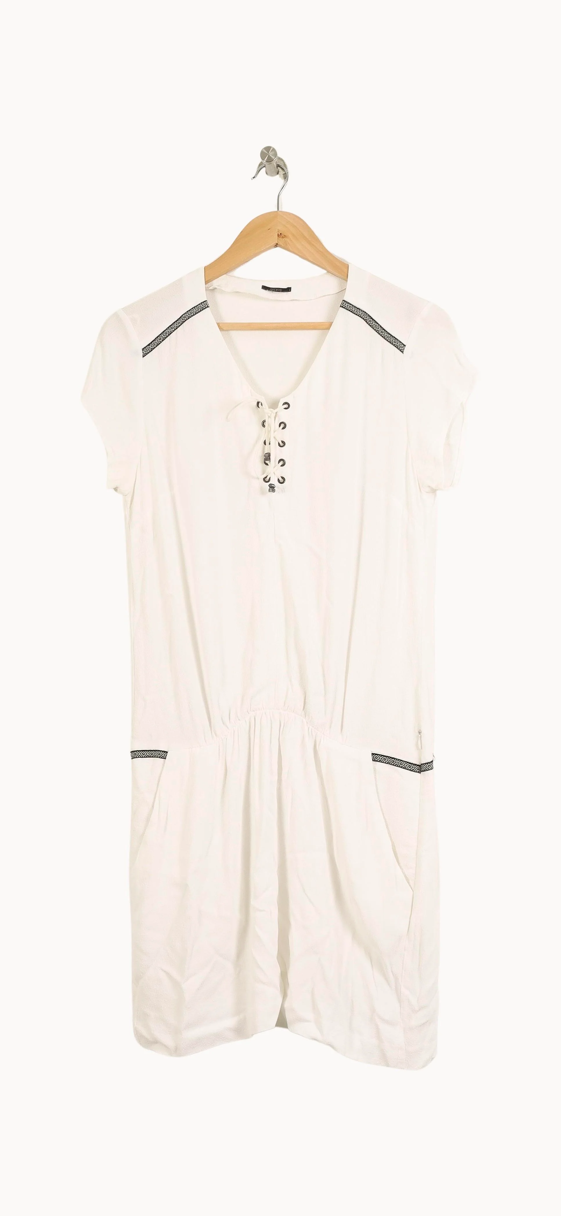 Robe Courte Blanche - Taille M/38 - Image 2