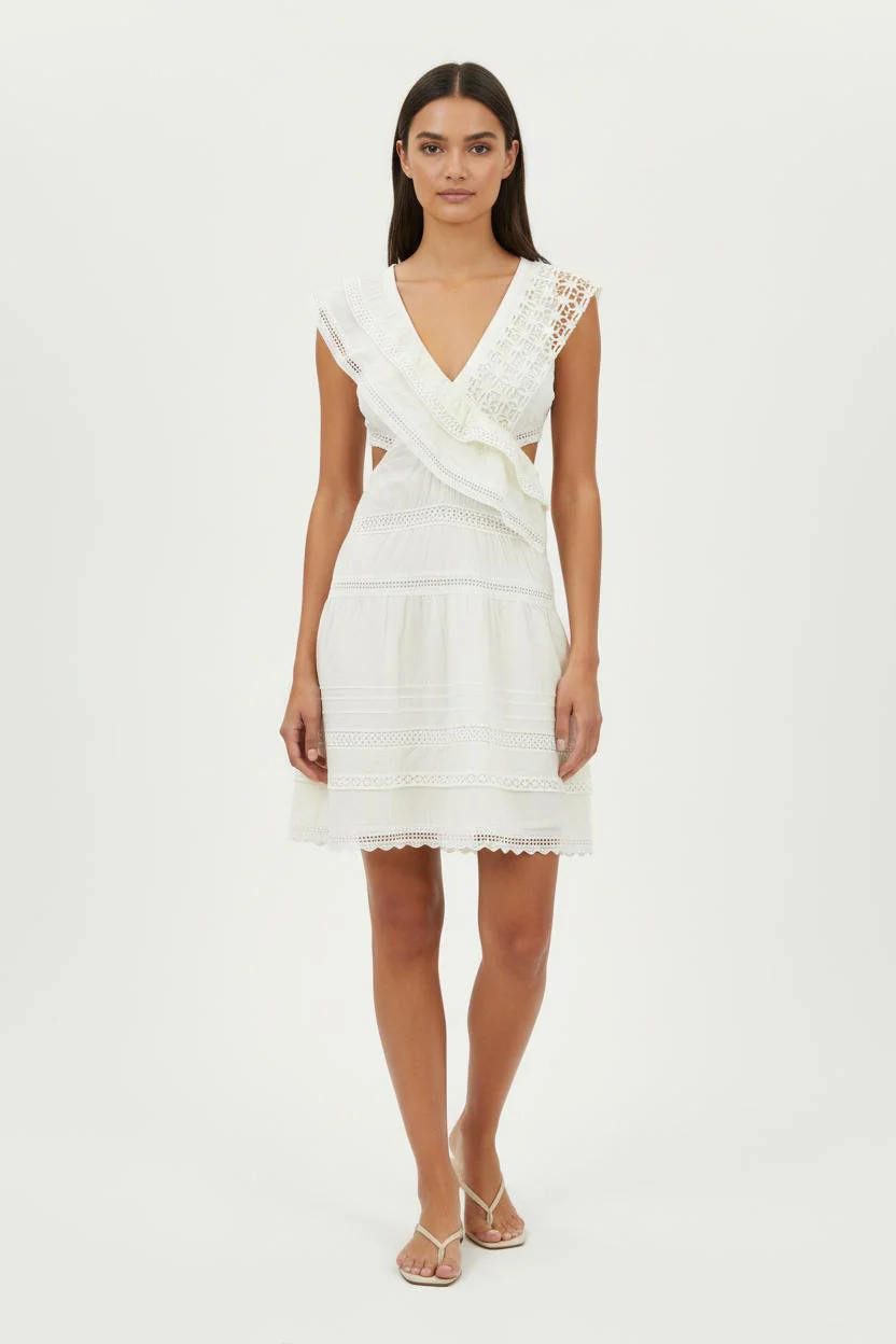 Robe Courte Blanche - Taille S/36