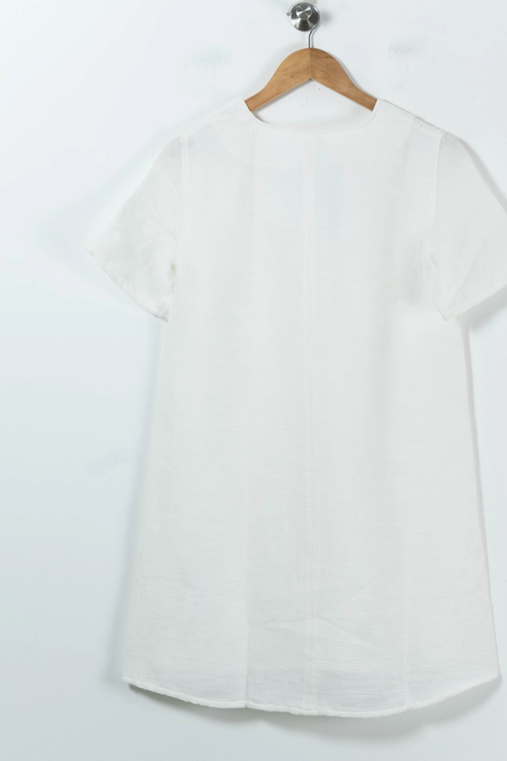 Robe Courte Blanche - Taille XS/34 - Image 4