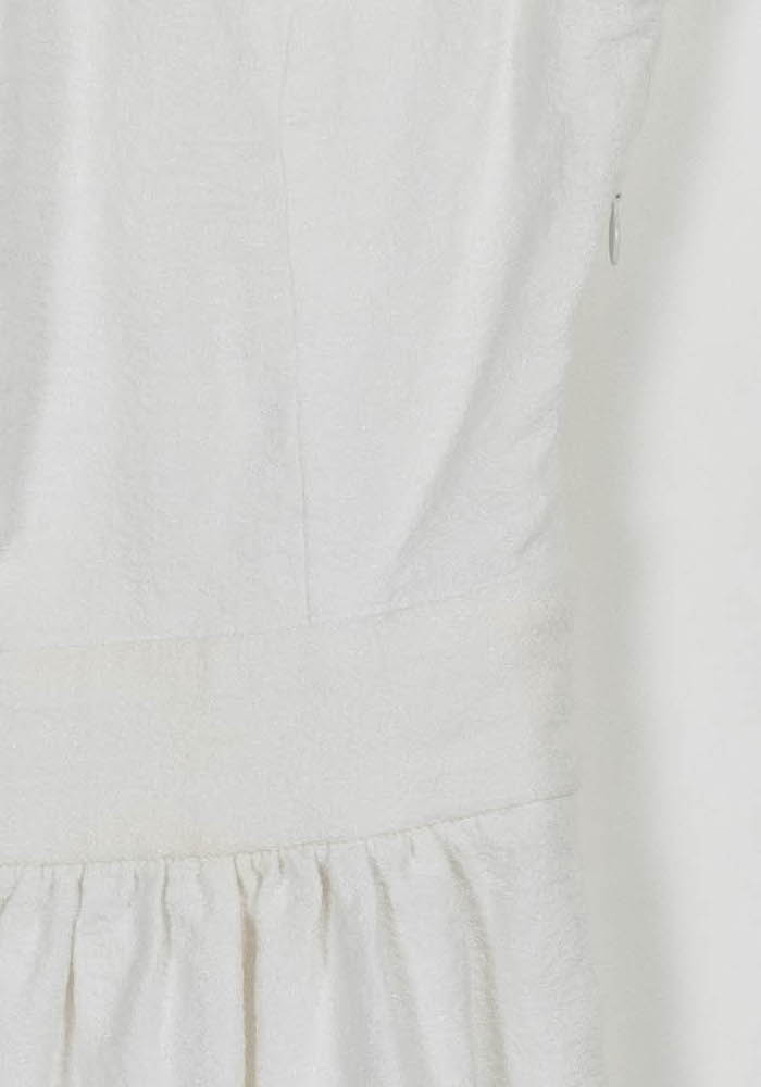 Robe Courte Blanche - Taille XS/34 - Image 3