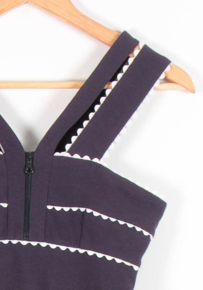 Robe Courte Bleu et Blanc - Taille S/36 - Image 3