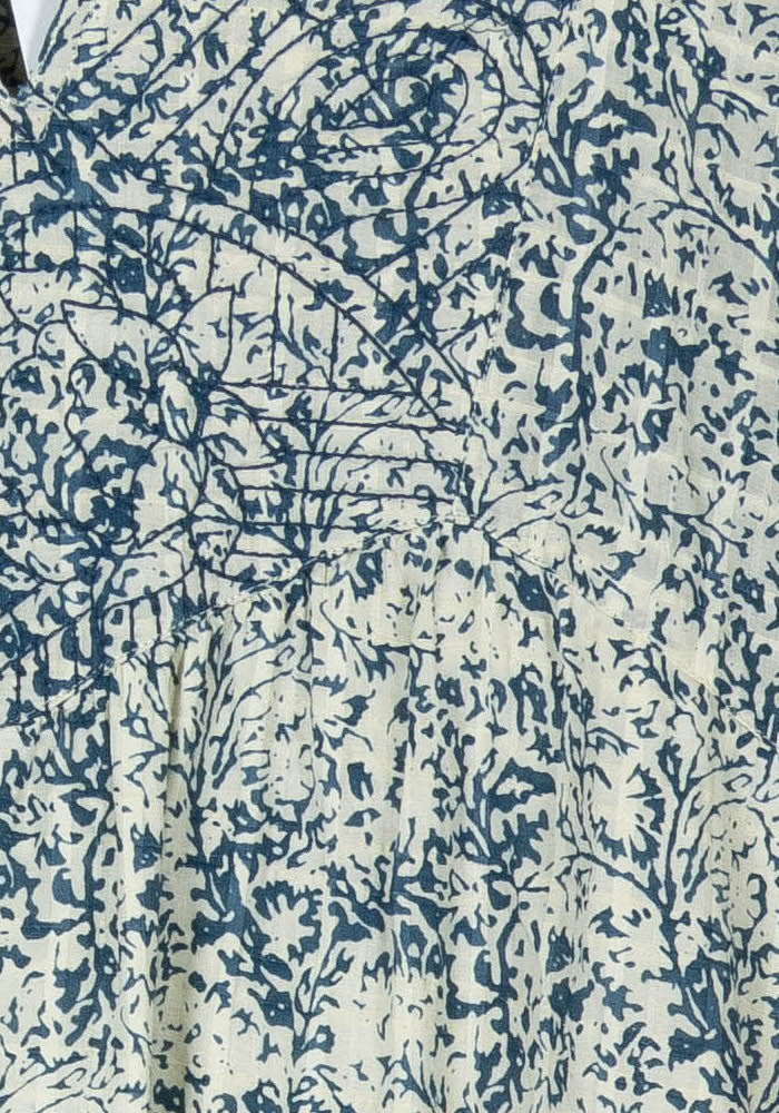 Robe Courte Bleue et Blanche - Taille XXL/44 - Image 3