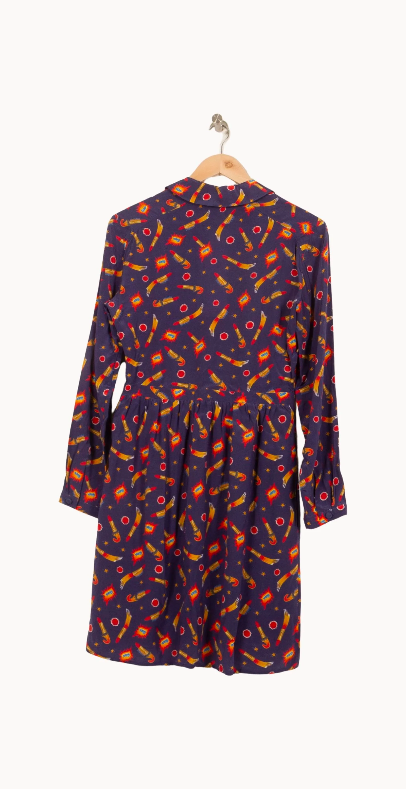 Robe Courte Bleue et Rouge - Taille S/36 - Image 4