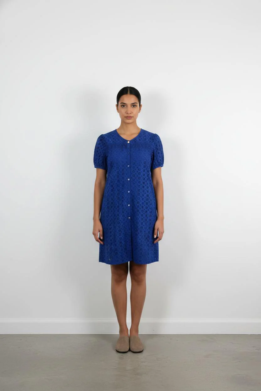 Robe Courte Bleue - Taille M/38