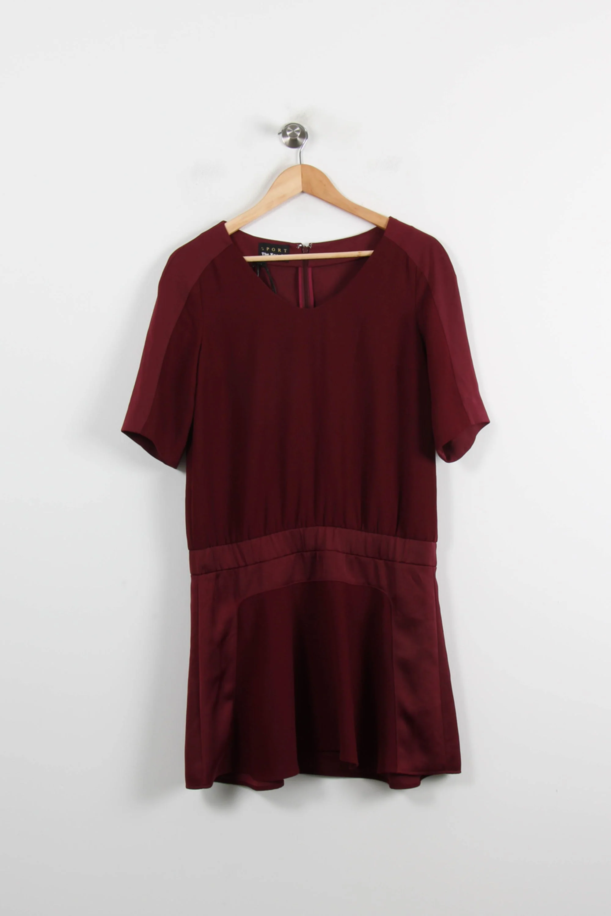 Robe Courte Bordeaux - Taille L/40 - Image 2