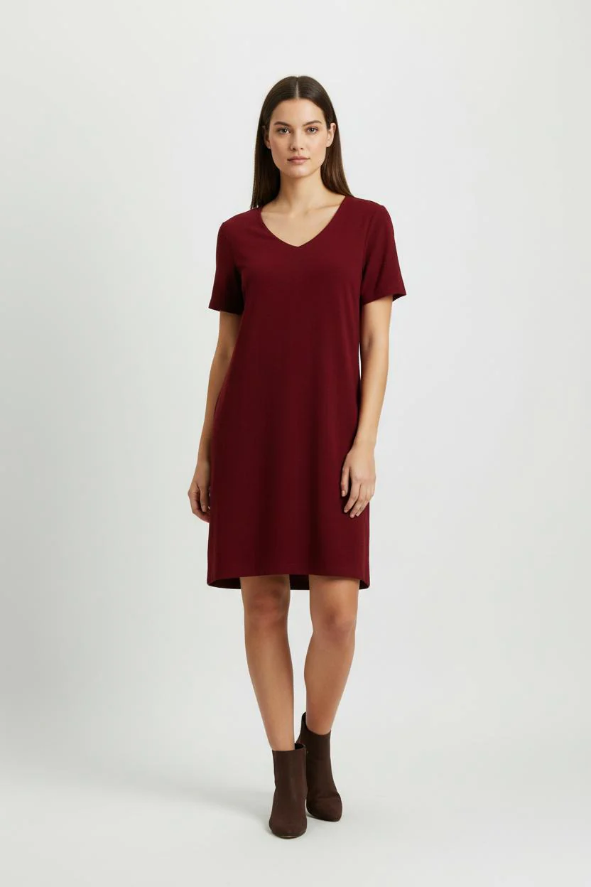 Robe Courte Bordeaux - Taille M/38