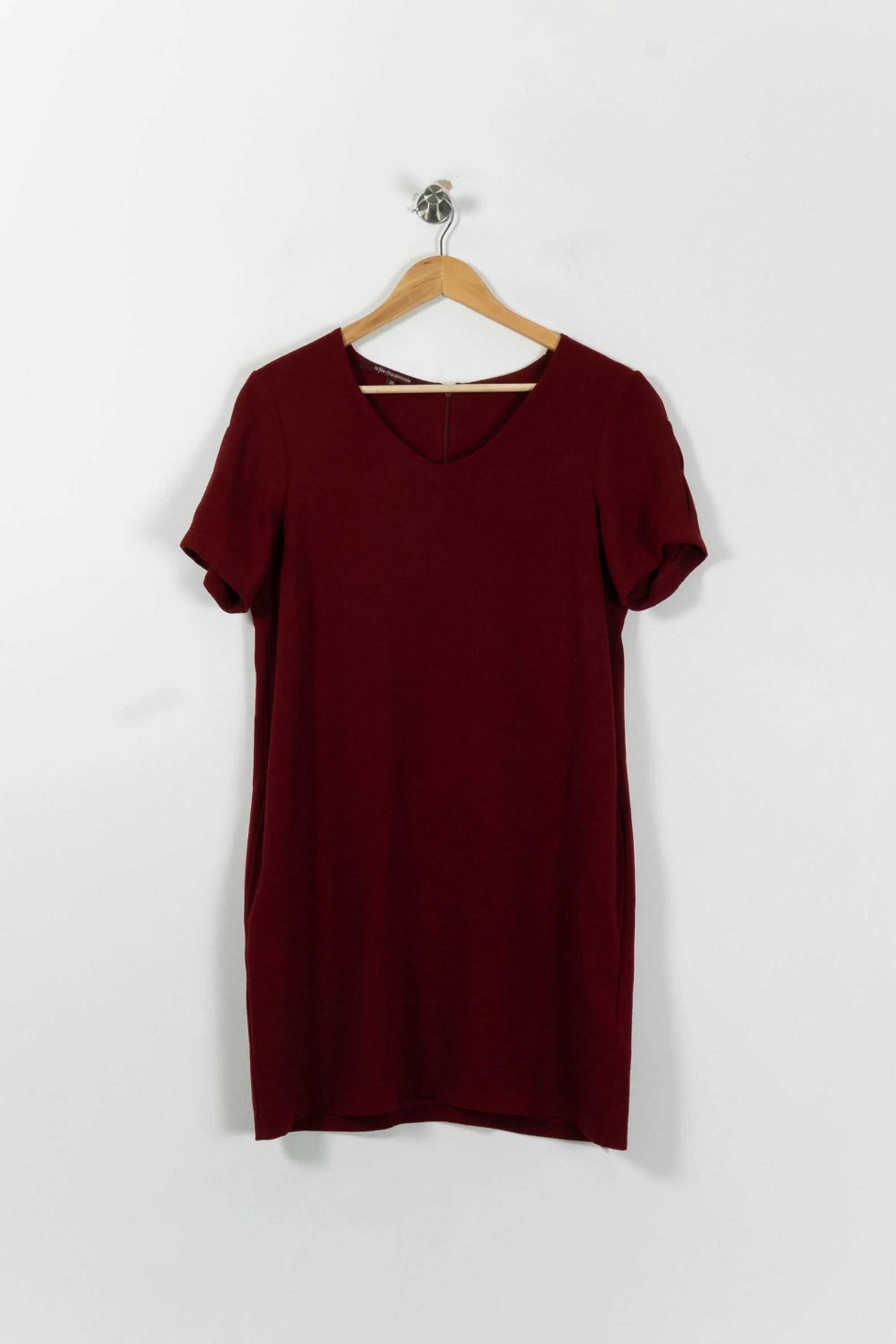 Robe Courte Bordeaux - Taille M/38 - Image 2