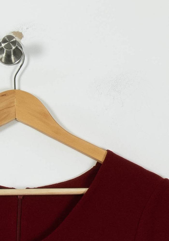 Robe Courte Bordeaux - Taille M/38 - Image 3