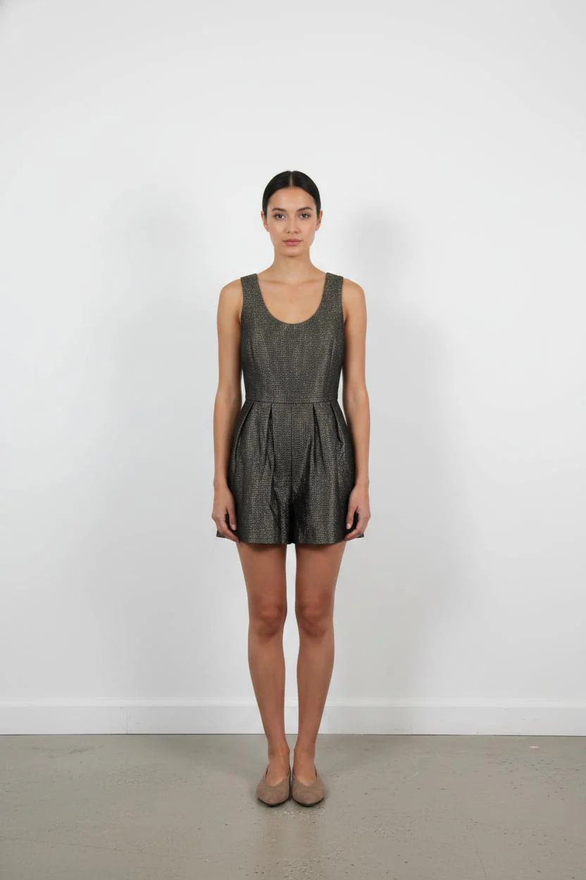 Robe Courte Dorée - Taille M/38