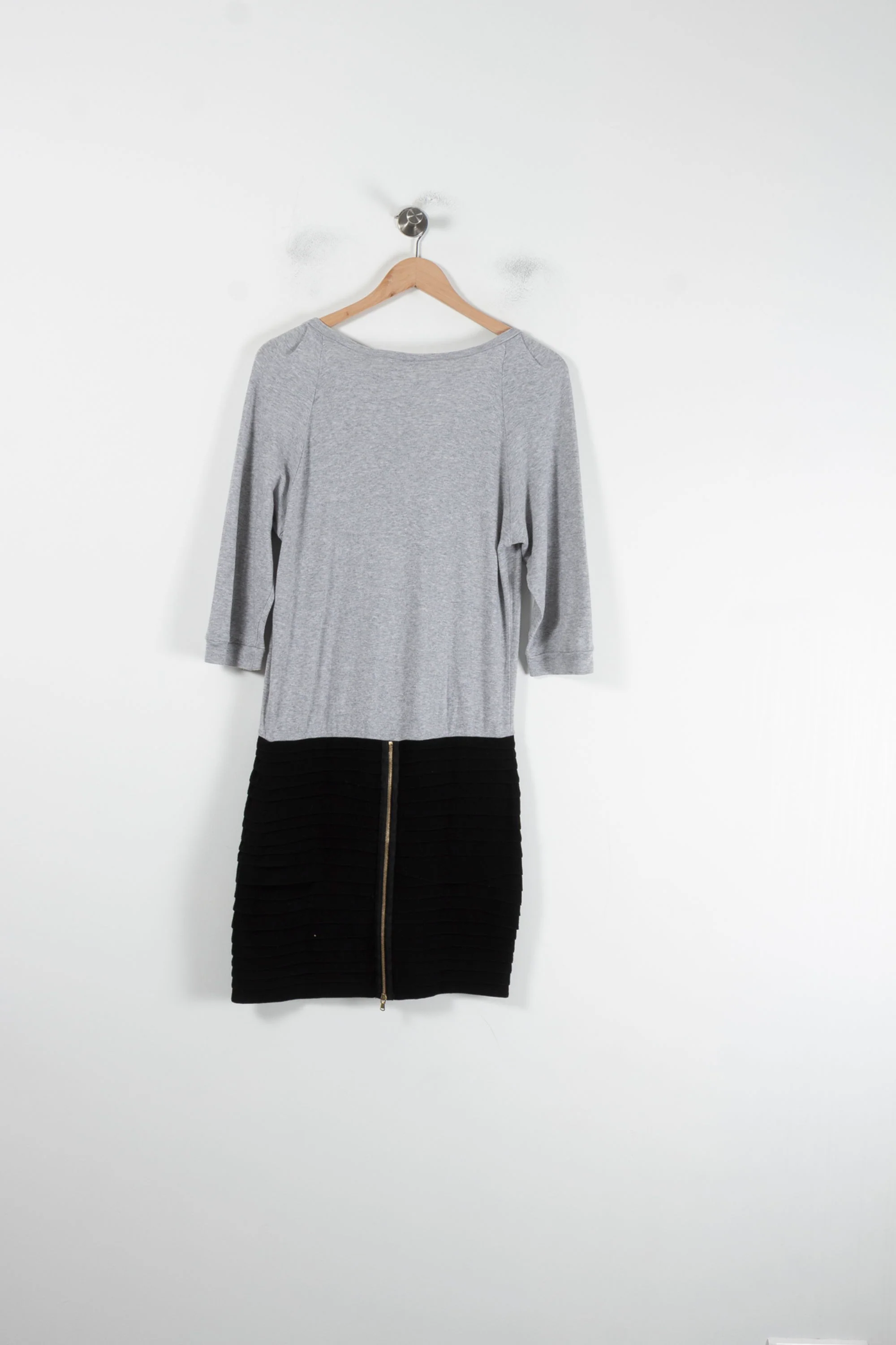 Robe Courte Grise et Noire - Taille L/40 - Image 4