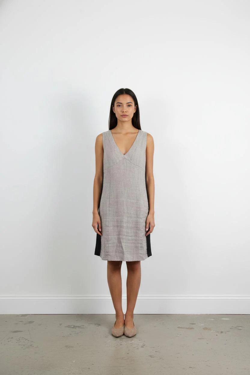 Robe Courte Grise et Noire - Taille M/38