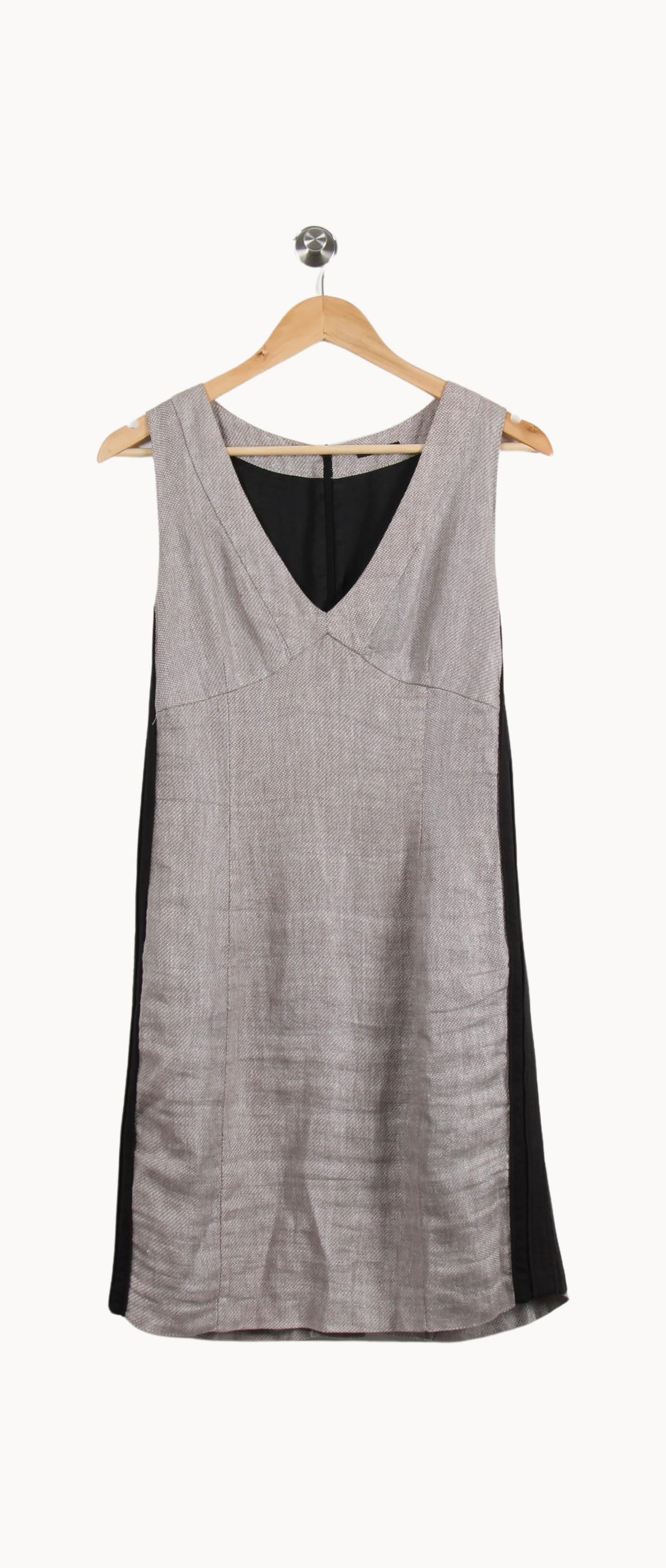 Robe Courte Grise et Noire - Taille M/38 - Image 2