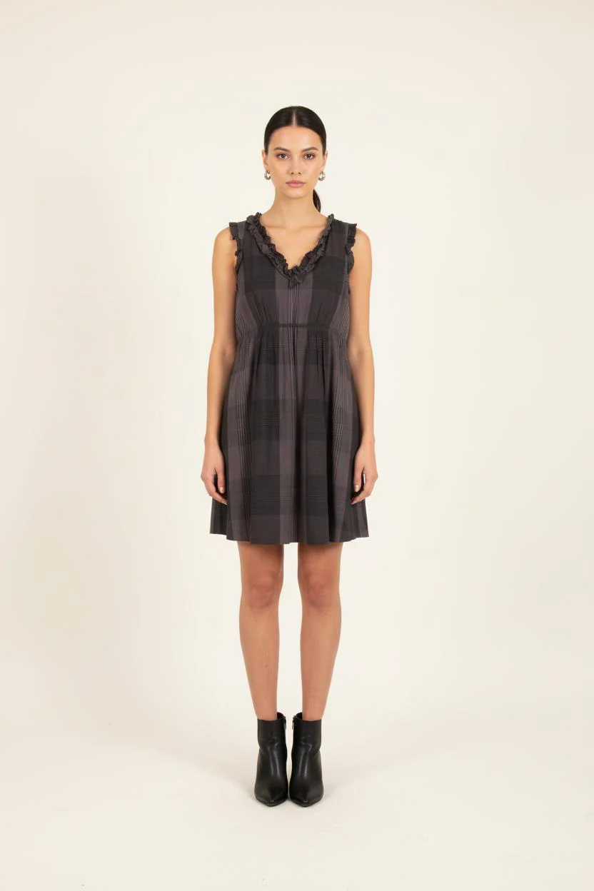 Robe Courte Grise - Taille M/38
