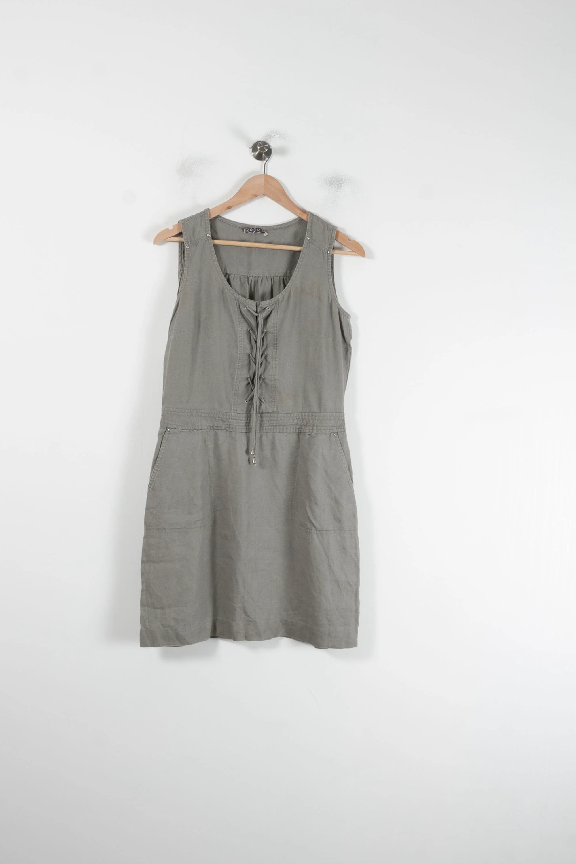 Robe Courte Grise - Taille M/38 - Image 2
