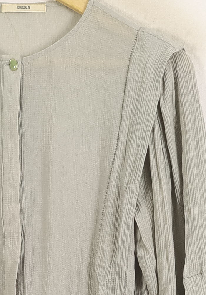 Robe Courte Grise - Taille S/36 - Image 3