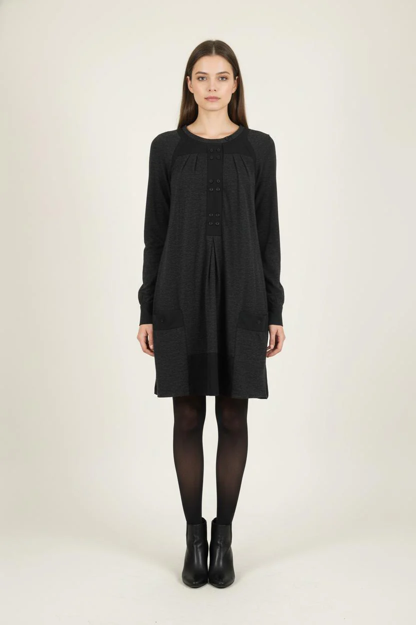 Robe Courte Grise - Taille S/36