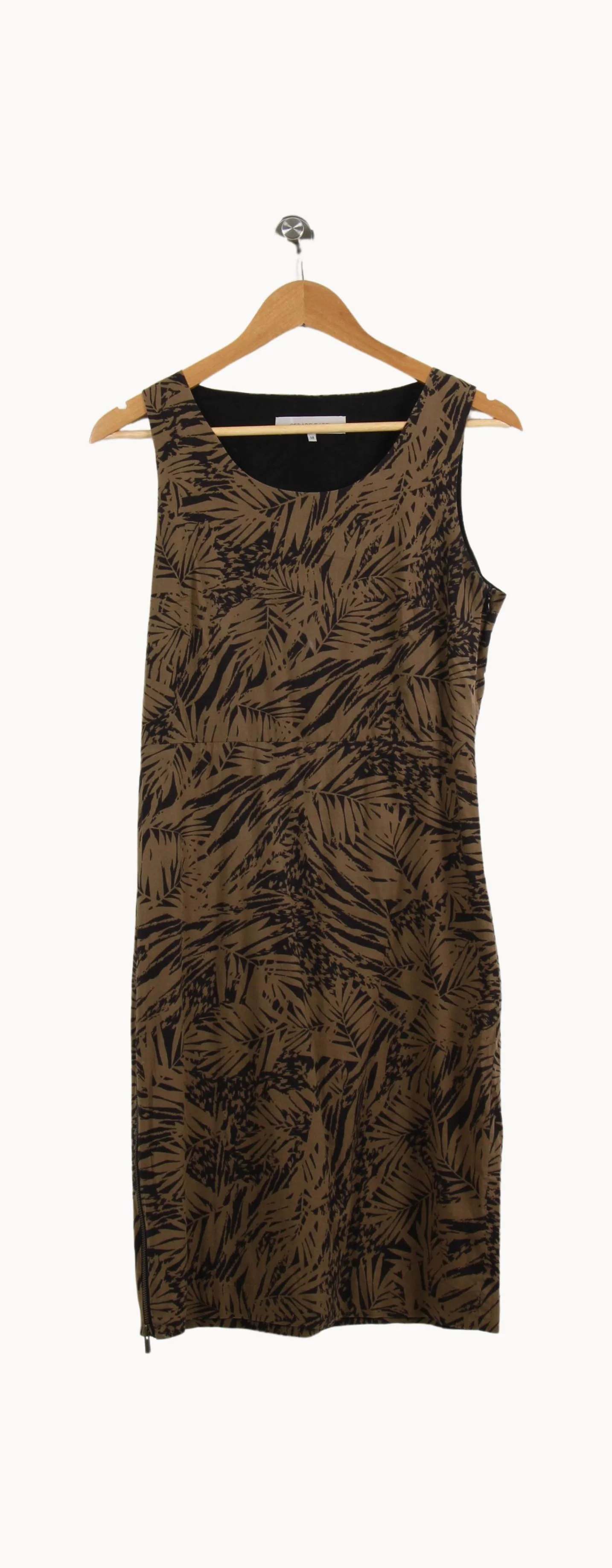 Robe Courte Marron et Noir - Taille M/38 - Image 2