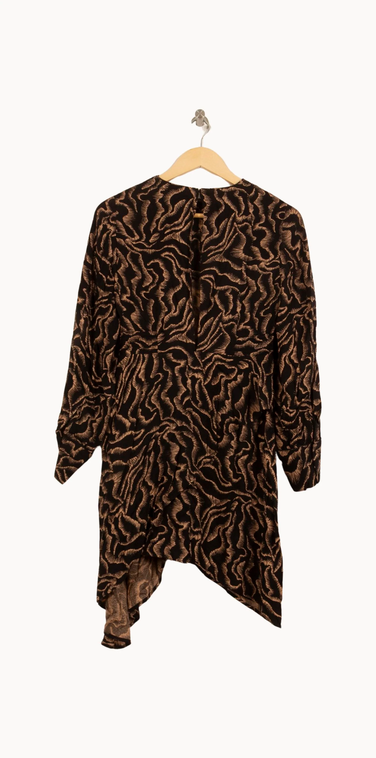 Robe Courte Marron et Noire - Taille S/36 - Image 4