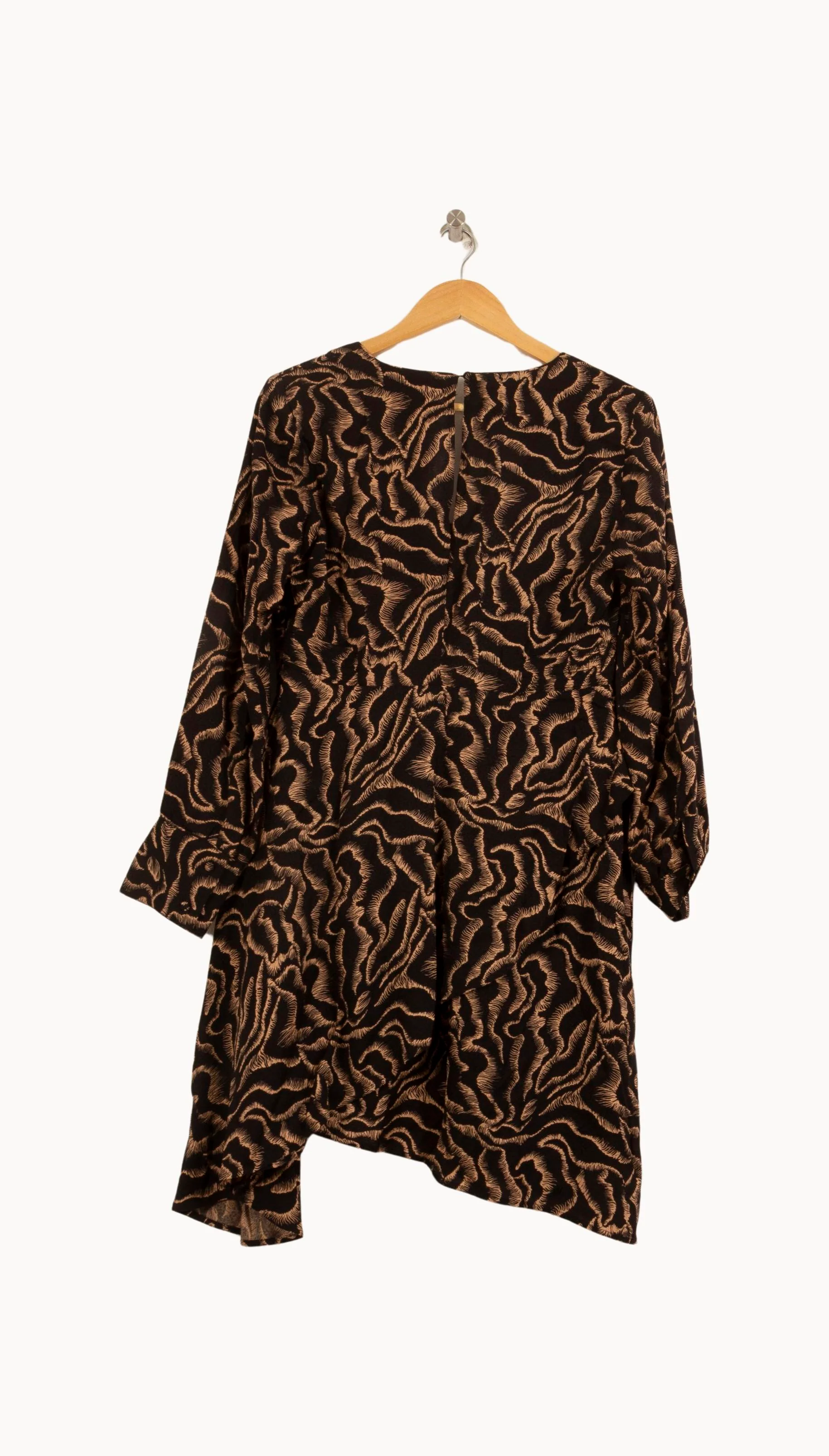 Robe Courte Marron et Noire - Taille S/36 - Image 4