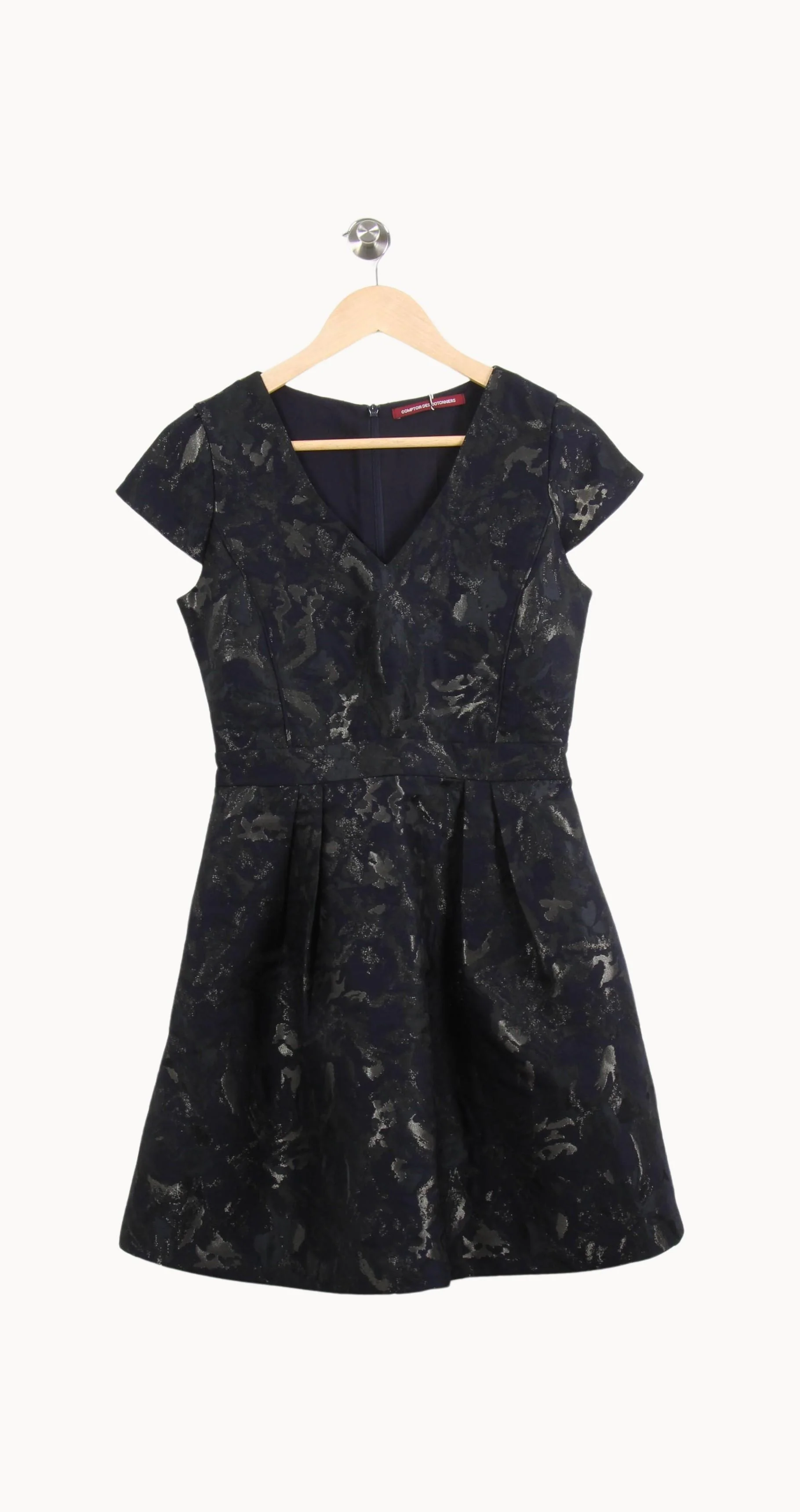 Robe Courte Noire et Argentée - Taille XS/34 - Image 2