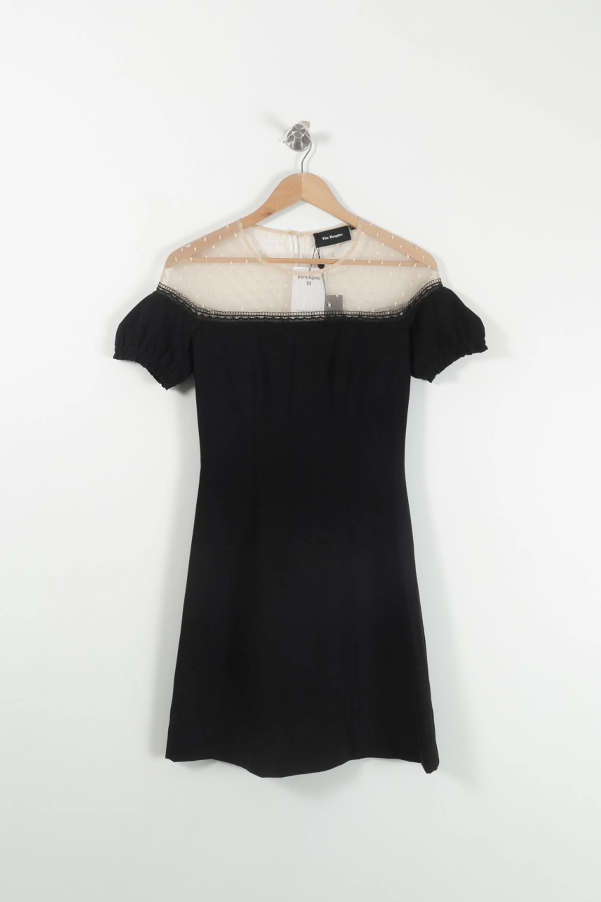 Robe Courte Noire et Beige - Taille XXS/32 - Image 2