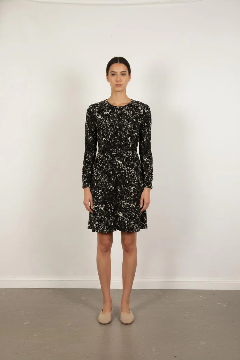 Robe Courte Noire et Blanche - Taille S/36