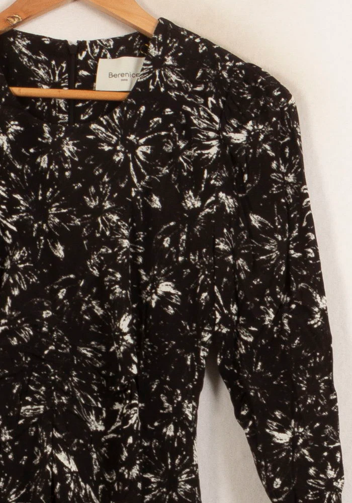 Robe Courte Noire et Blanche - Taille S/36 - Image 3