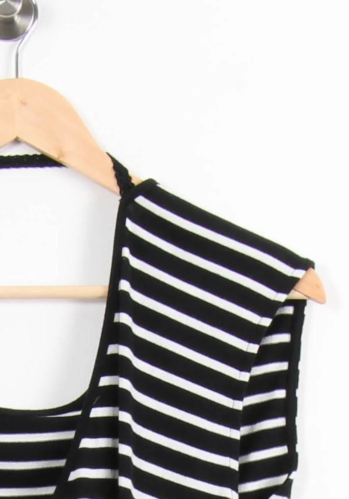 Robe Courte Noire et Blanche - Taille S/36 - Image 3