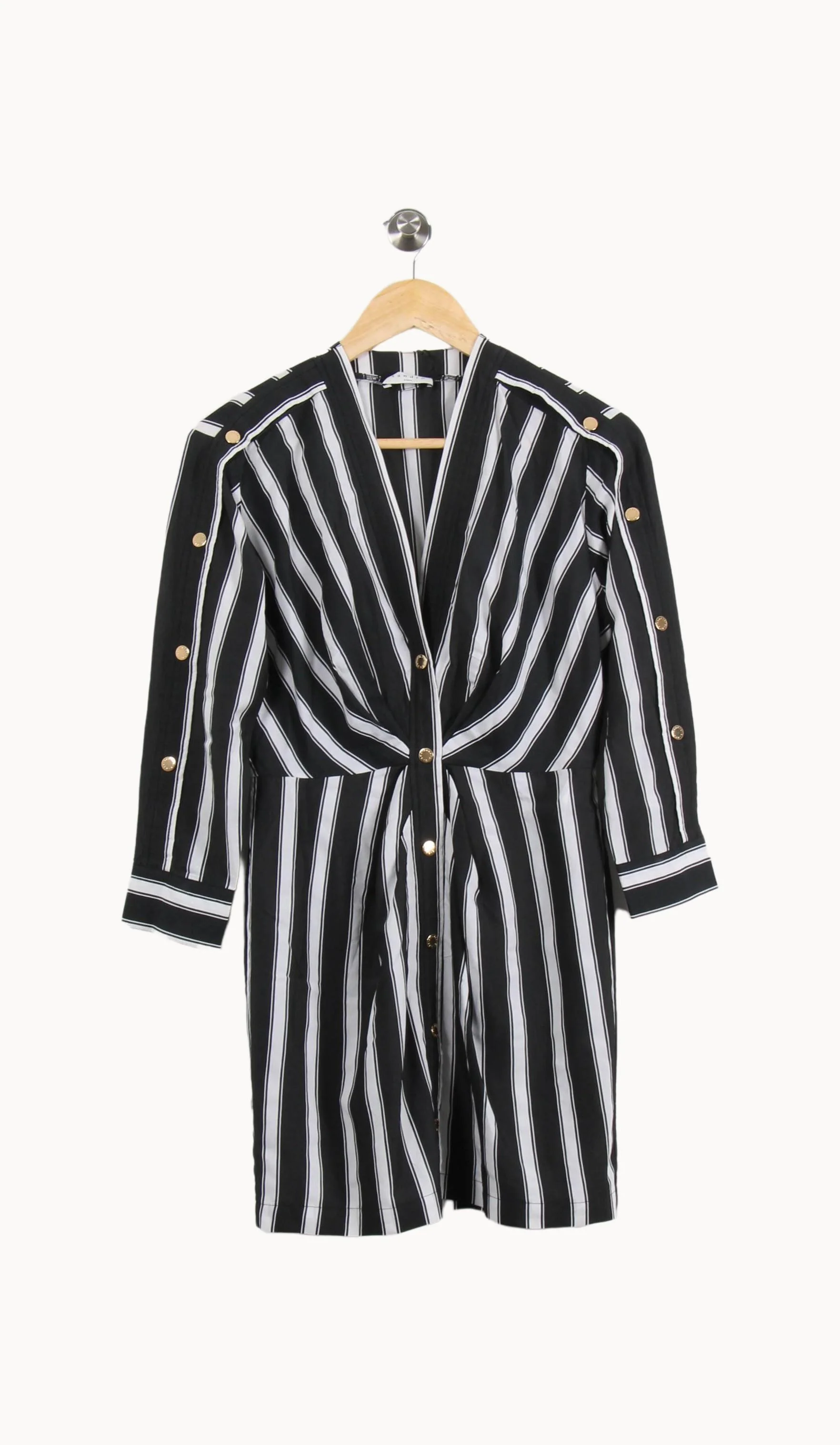 Robe Courte Noire et Blanche - Taille S/36 - Image 2