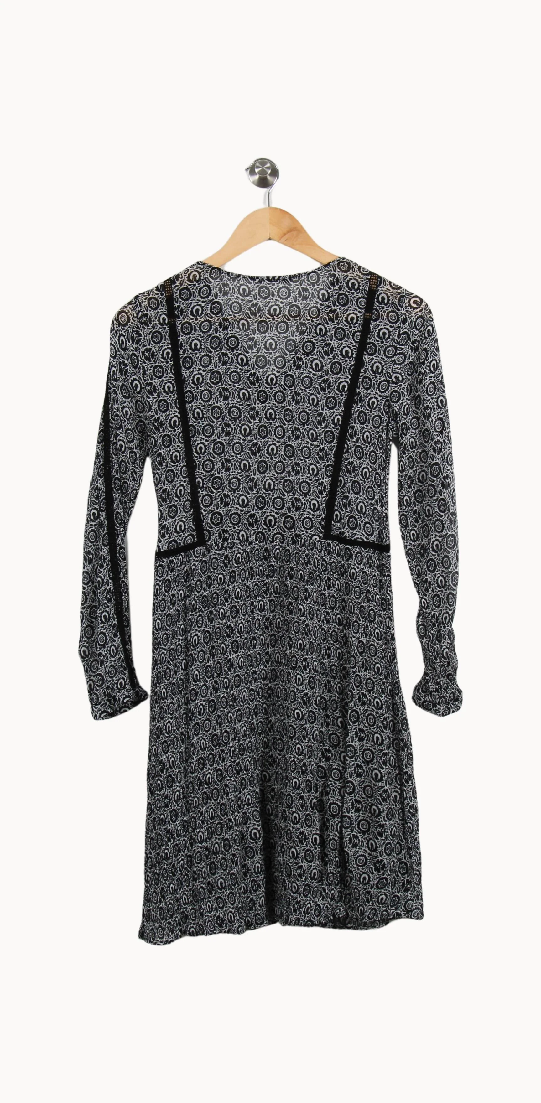 Robe Courte Noire et Blanche - Taille S/36 - Image 4
