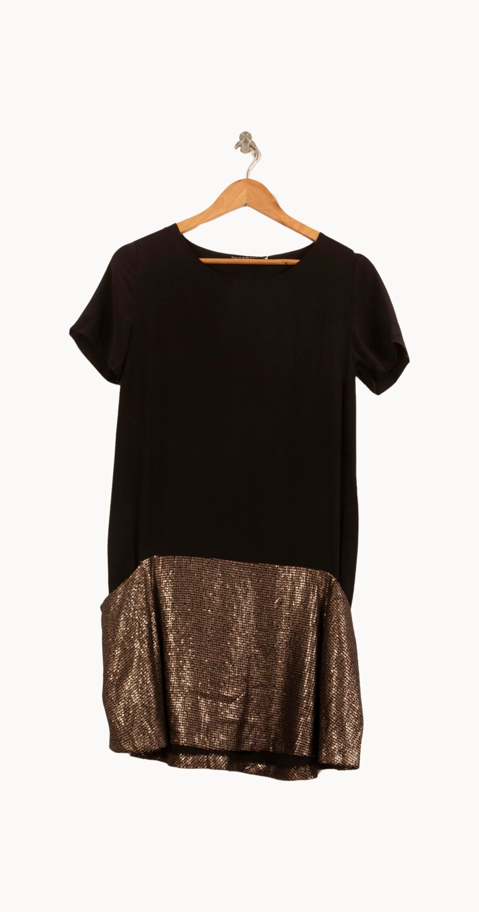 Robe Courte Noire et Dorée - Taille S/36 - Image 2