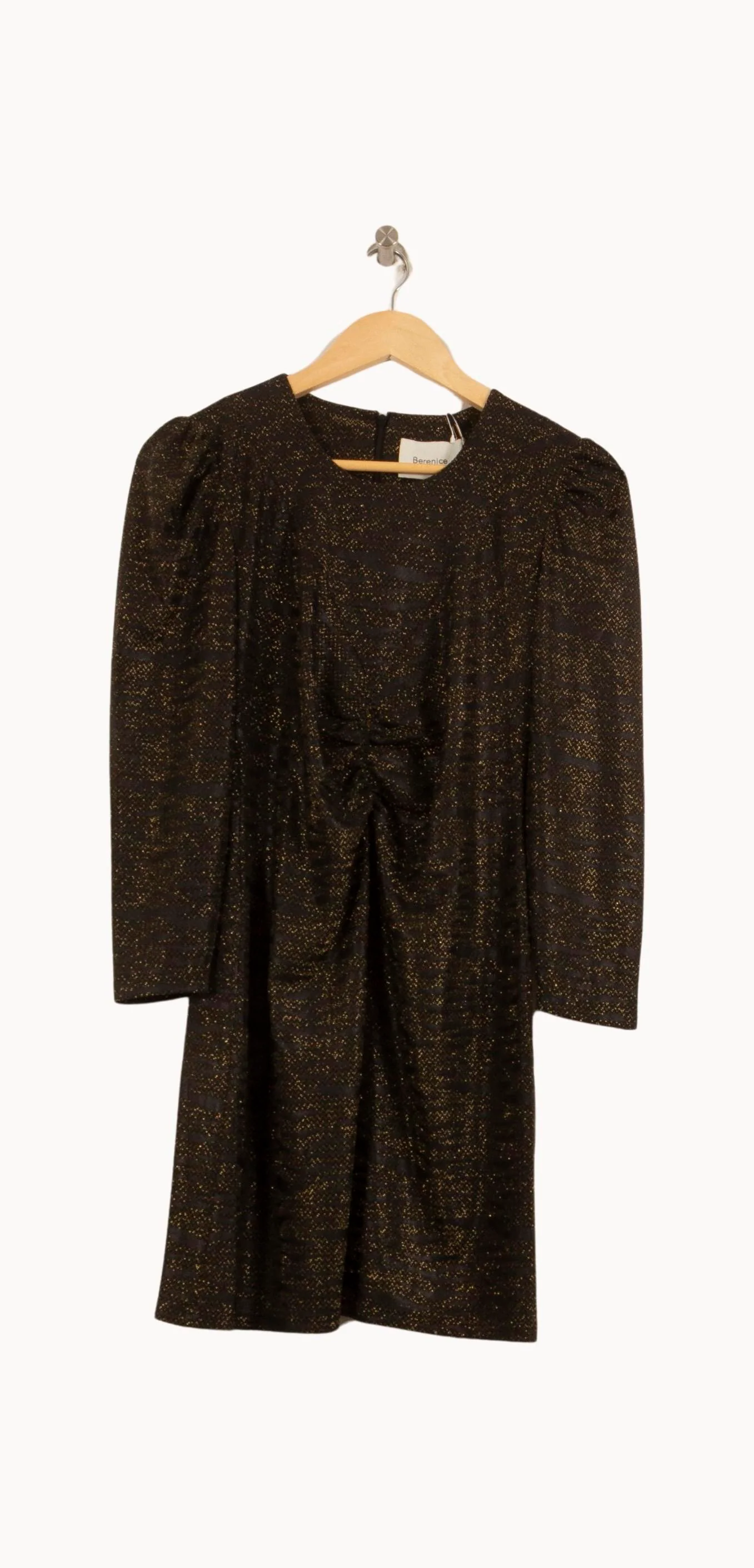 Robe Courte Noire et Dorée - Taille S/36 - Image 2