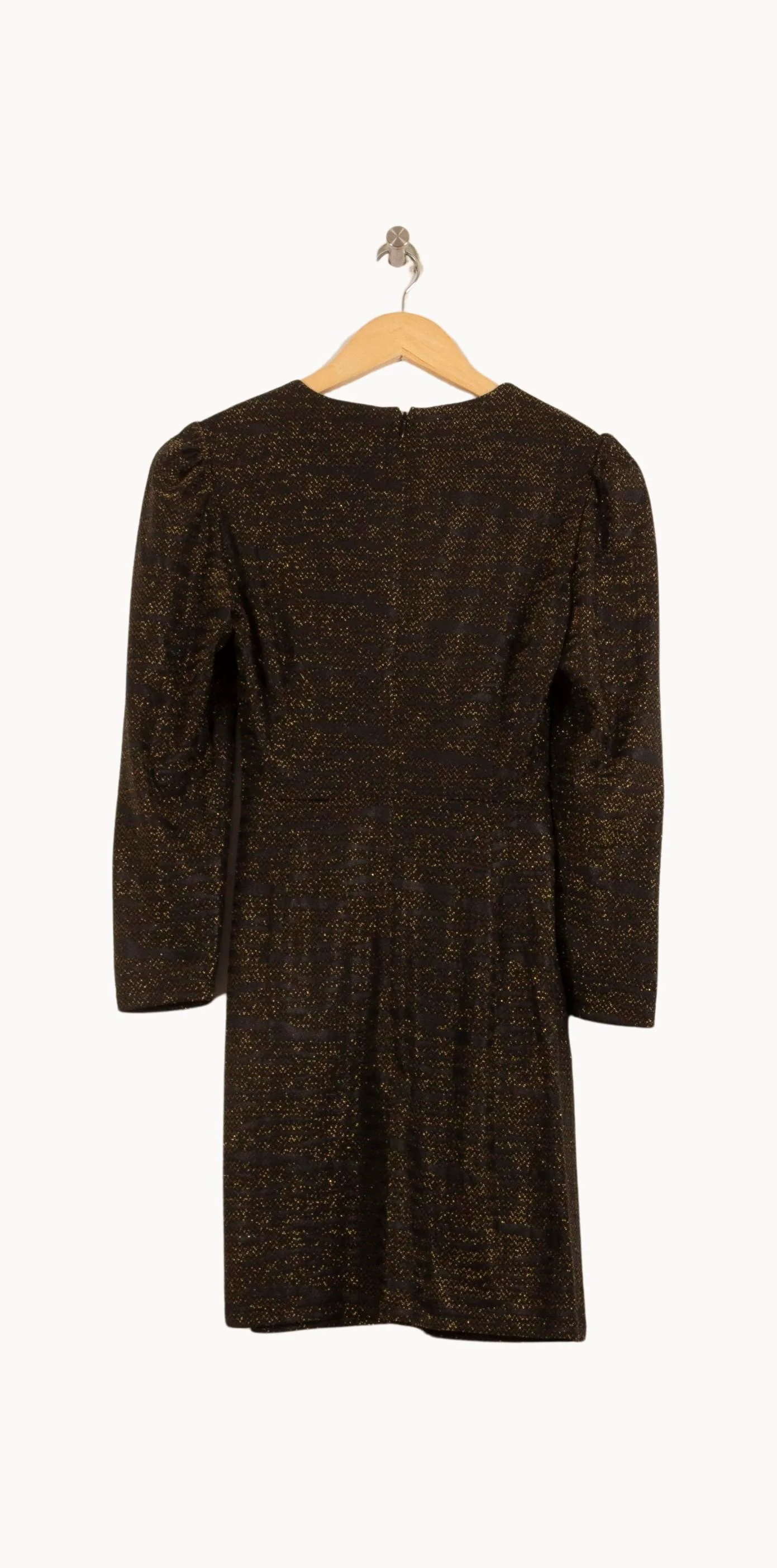 Robe Courte Noire et Dorée - Taille S/36 - Image 4