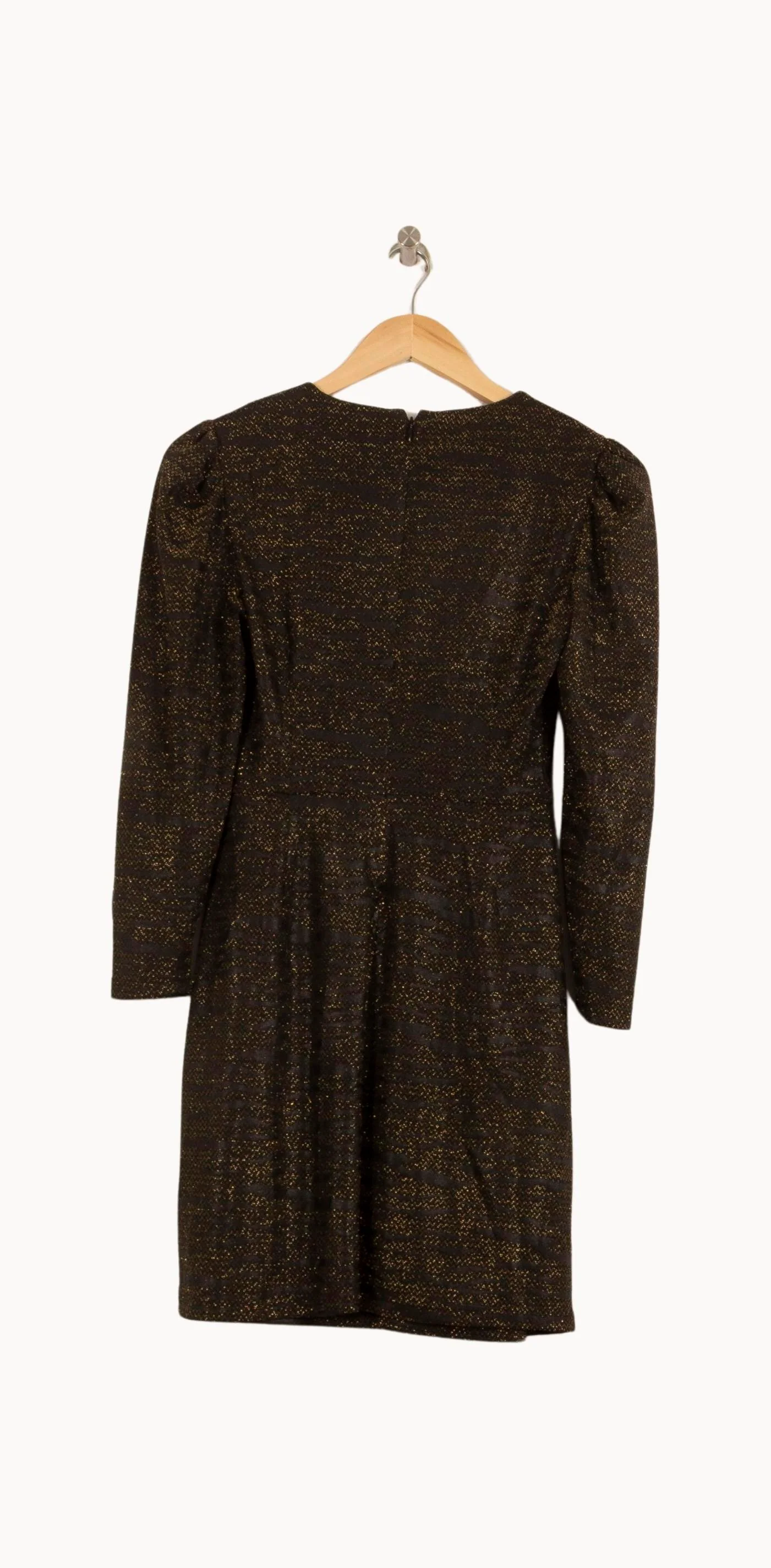 Robe Courte Noire et Dorée - Taille S/36 - Image 4