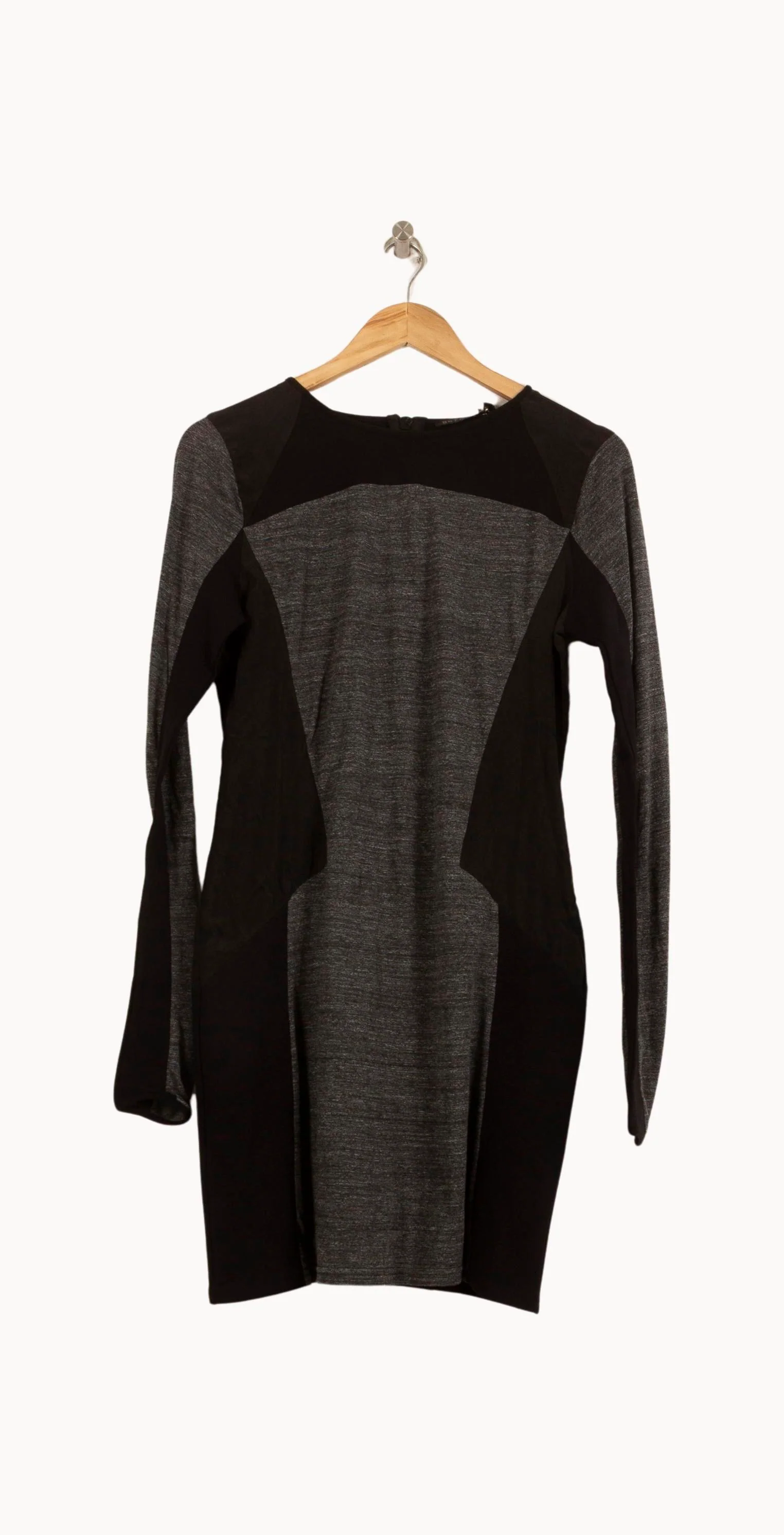 Robe Courte Noire et Grise - Taille L/40 - Image 2