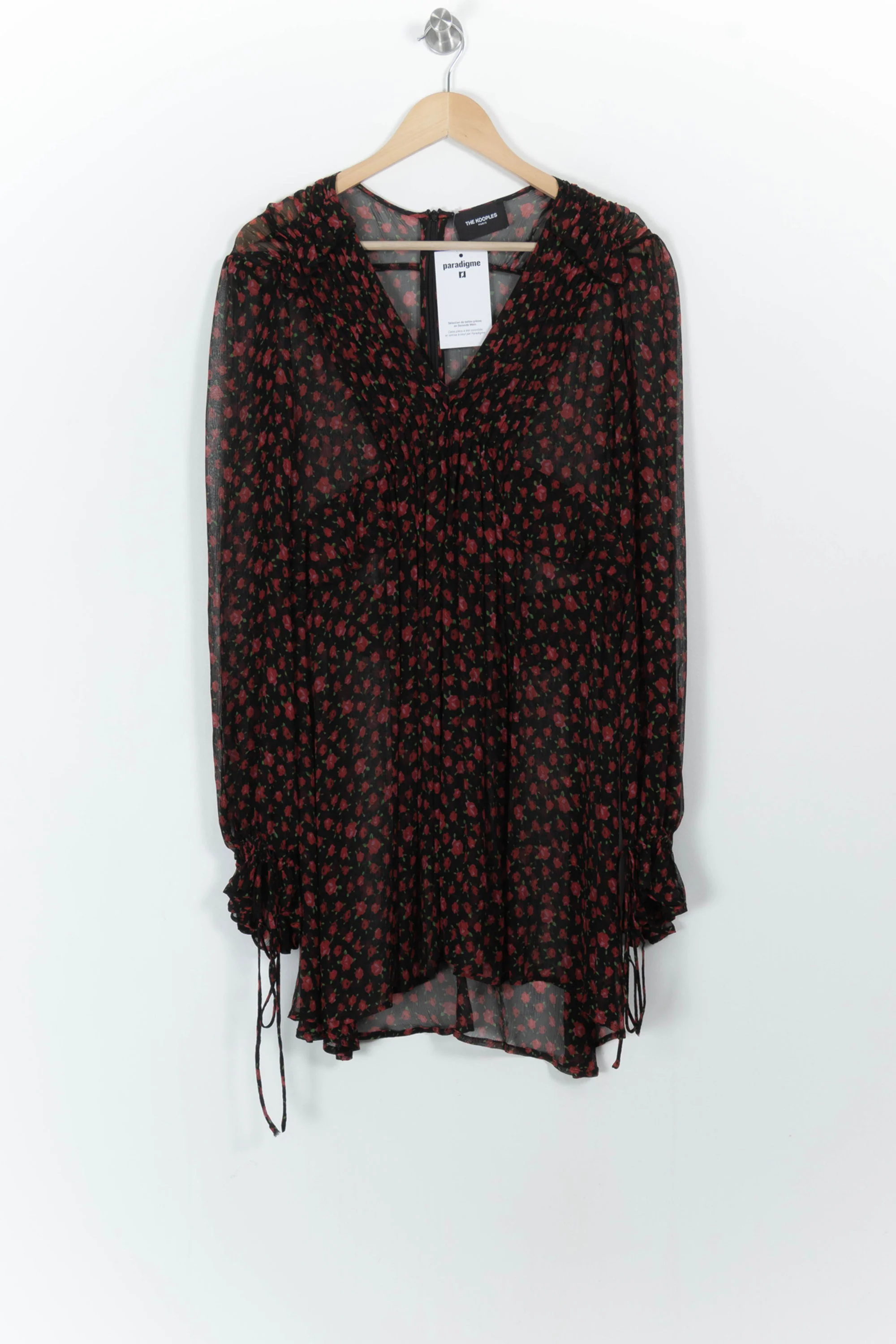 Robe Courte Noire et Rouge - Taille L/40 - Image 2