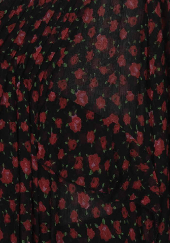 Robe Courte Noire et Rouge - Taille L/40 - Image 3