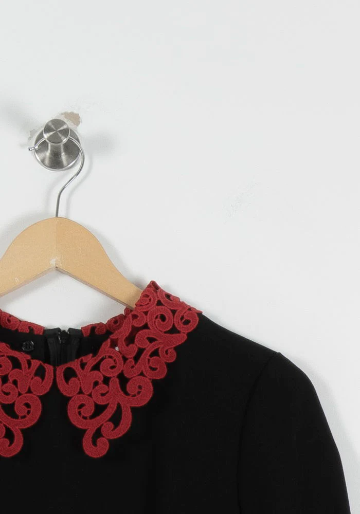 Robe Courte Noire et Rouge - Taille S/36 - Image 3
