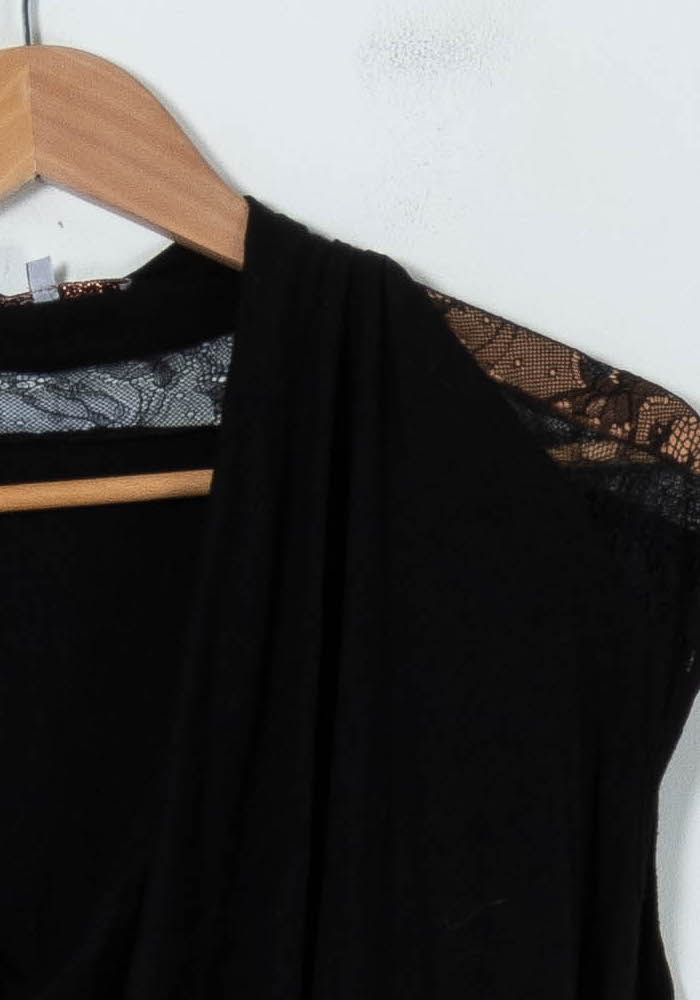 Robe Courte Noire - Taille M/38 - Image 3