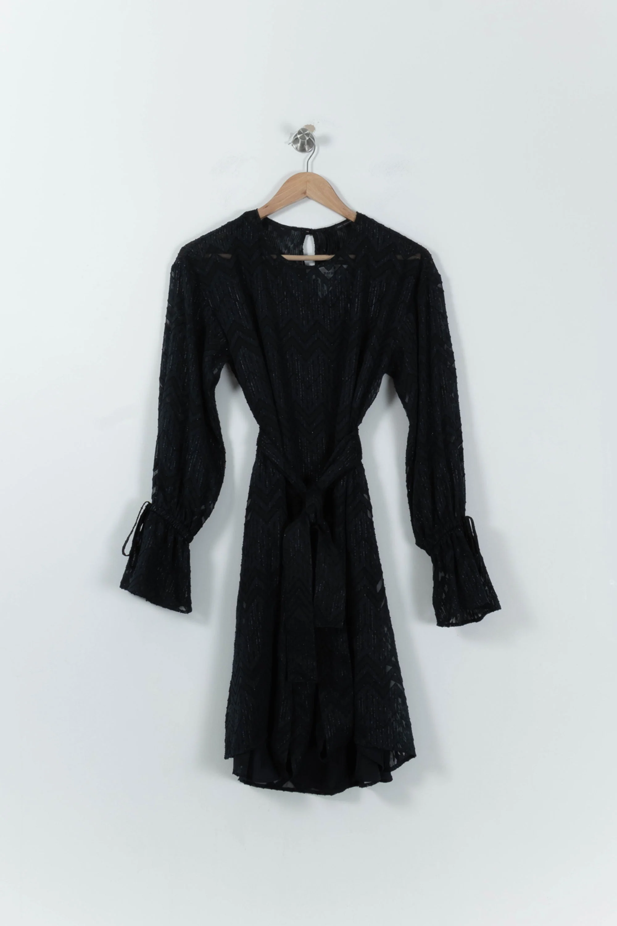 Robe Courte Noire - Taille M/38 - Image 2